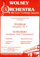 poster for concert on Sunday 10 Sep 1989