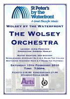 poster for concert on Saturday 13 Feb 2010
