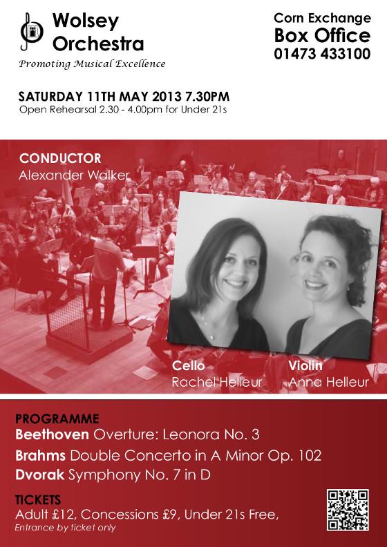 Poster for Saturday 11 May 2013