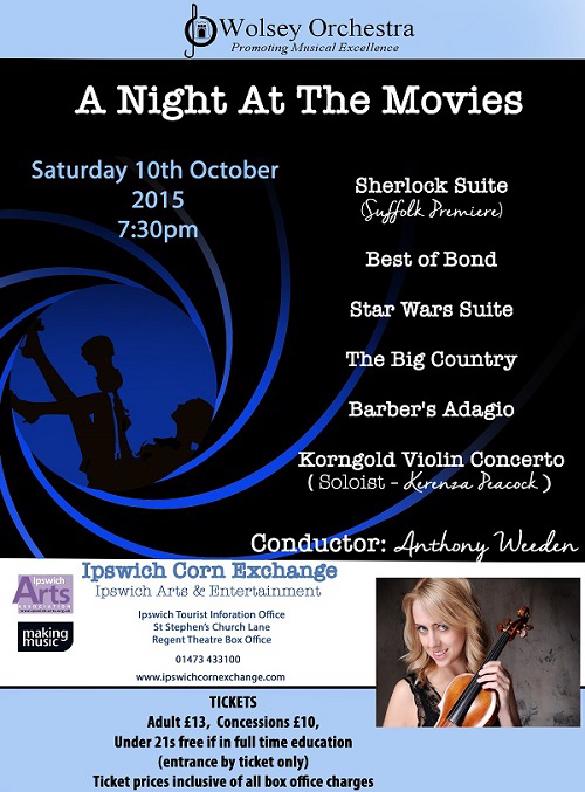 Poster for Saturday 10 Oct 2015