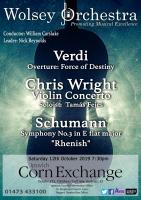 poster for concert on Saturday 12 Oct 2019