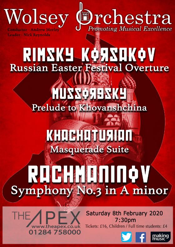 Poster for Saturday 8 Feb 2020