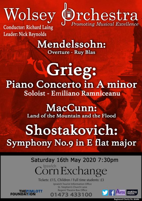 Poster for Saturday 16 May 2020