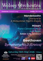 poster for concert on Saturday 16 May 2026